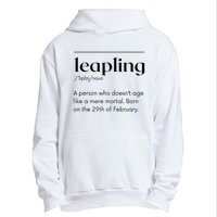 Leap Year February 29 Leapling Definition Funny Birthday Urban Pullover Hoodie