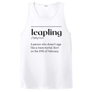 Leap Year February 29 Leapling Definition Funny Birthday PosiCharge Competitor Tank