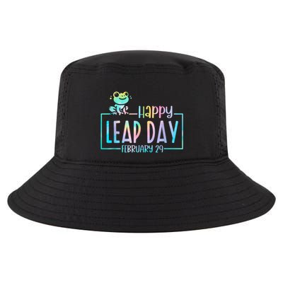 Leap Year February 29 Birthday Cute Frog Happy Leap Day Cool Comfort Performance Bucket Hat