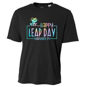 Leap Year February 29 Birthday Cute Frog Happy Leap Day Cooling Performance Crew T-Shirt