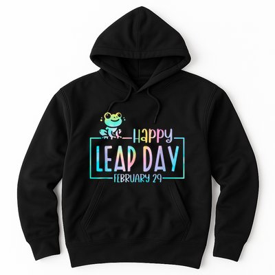 Leap Year February 29 Birthday Cute Frog Happy Leap Day Hoodie