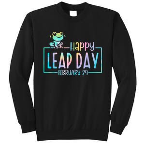 Leap Year February 29 Birthday Cute Frog Happy Leap Day Sweatshirt