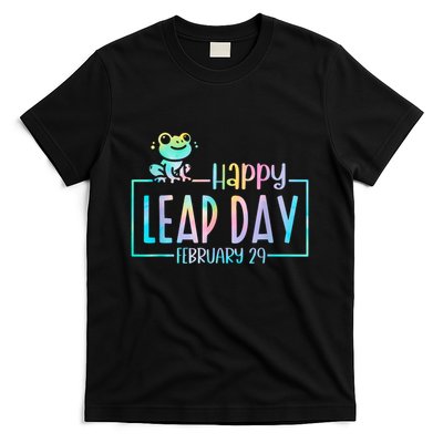 Leap Year February 29 Birthday Cute Frog Happy Leap Day T-Shirt