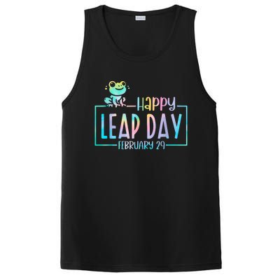 Leap Year February 29 Birthday Cute Frog Happy Leap Day PosiCharge Competitor Tank