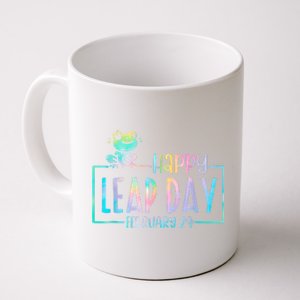 Leap Year February 29 Birthday Cute Frog Happy Leap Day Coffee Mug