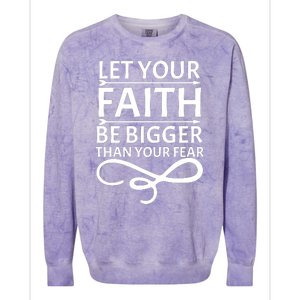 Let Your Faith T Colorblast Crewneck Sweatshirt