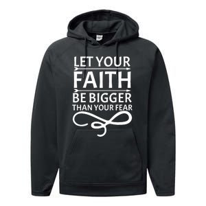 Let Your Faith T Performance Fleece Hoodie