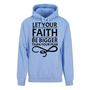 Let Your Faith T Unisex Surf Hoodie