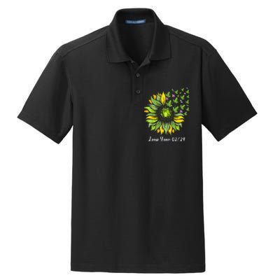 Leap Year Flying Frogs Sunflower Feb 29 2024 Dry Zone Grid Polo