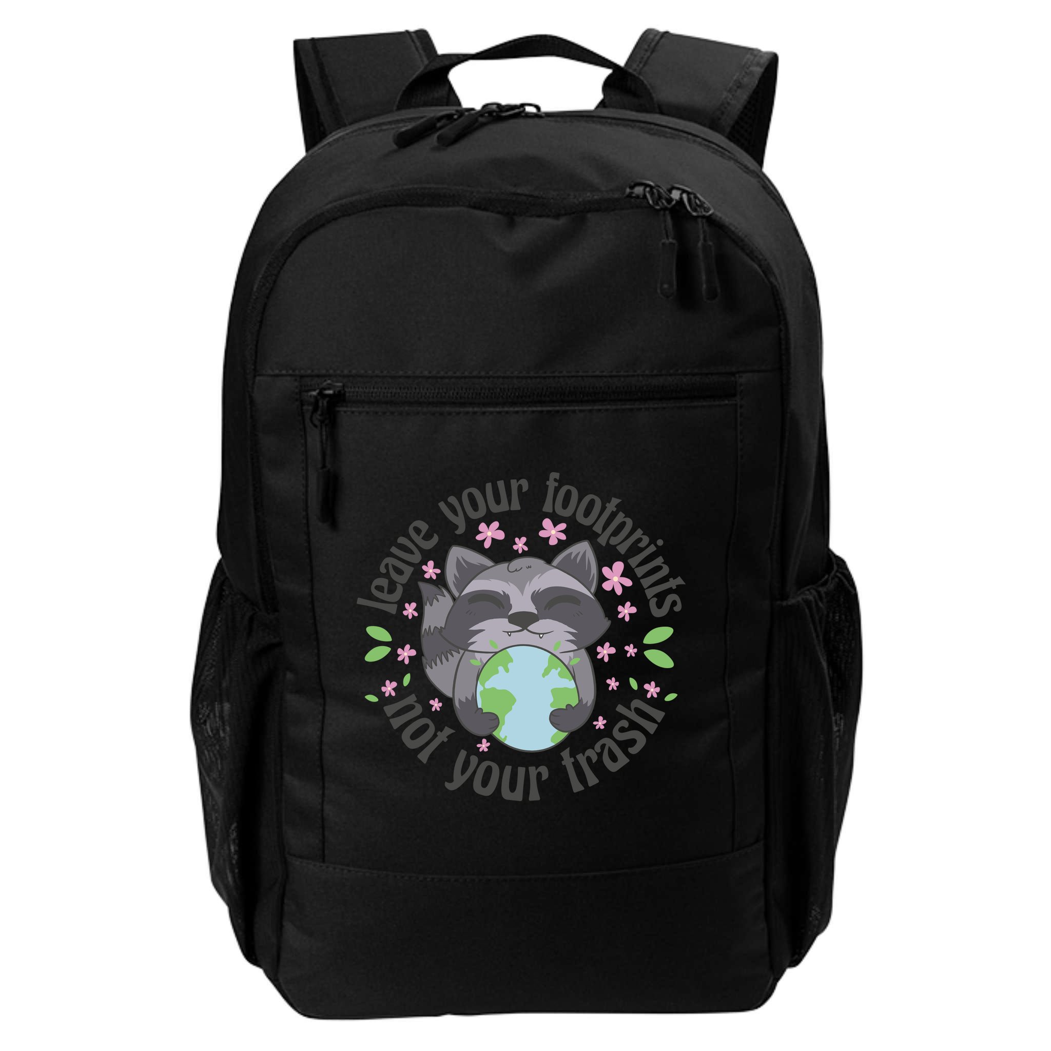 Leave Your Footprints Not Your Trash Earth Day Backpack