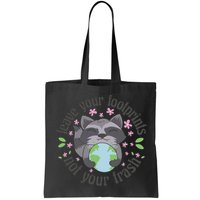 Leave Your Footprints Not Your Trash Earth Day Bag