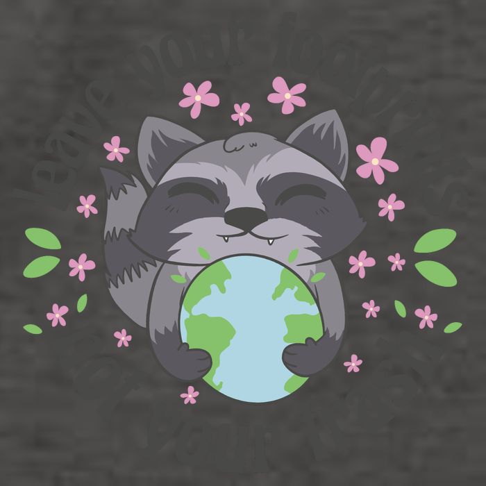Leave Your Footprints Not Your Trash Earth Day Vector Backpack