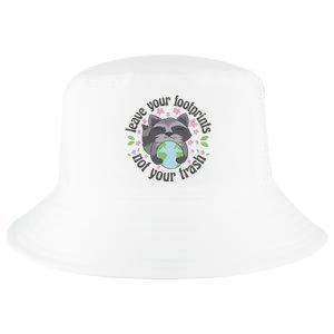 Leave Your Footprints Not Your Trash Earth Day Cool Comfort Performance Bucket Hat