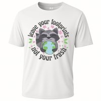 Leave Your Footprints Not Your Trash Earth Day Performance Shirt