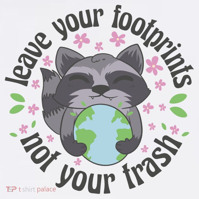 Leave Your Footprints Not Your Trash Earth Day Sustainable Bucket Hat