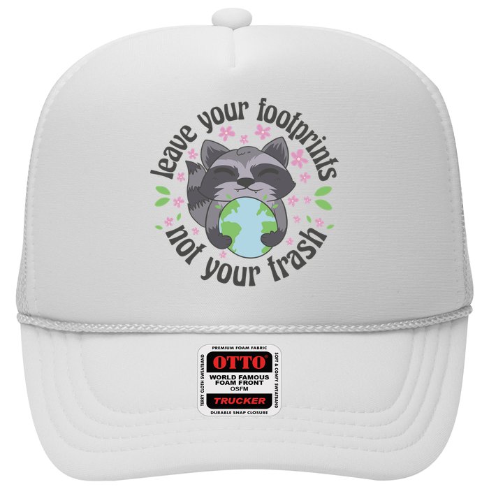 Leave Your Footprints Not Your Trash Earth Day Hat