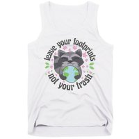Leave Your Footprints Not Your Trash Earth Day Tank Top