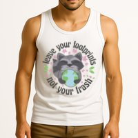 Leave Your Footprints Not Your Trash Earth Day Tank Top