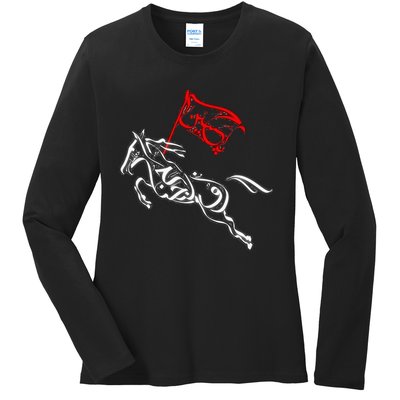 Labaik Ya Hussain Muharram Ashura Ya Hussain Ladies Long Sleeve Shirt