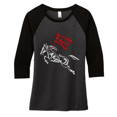 Labaik Ya Hussain Muharram Ashura Ya Hussain Women's Tri-Blend 3/4-Sleeve Raglan Shirt