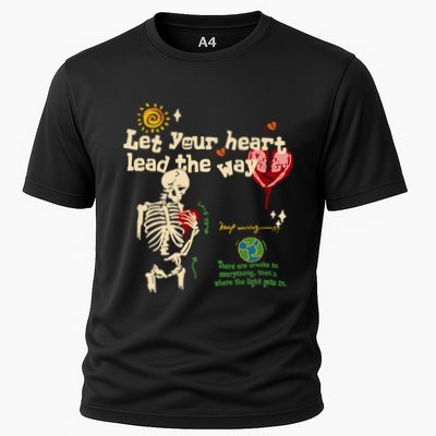 Let Your Heart Lead The Way Skeleton Performance Shirt