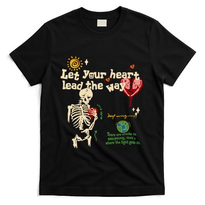 Let Your Heart Lead The Way Skeleton T-Shirt
