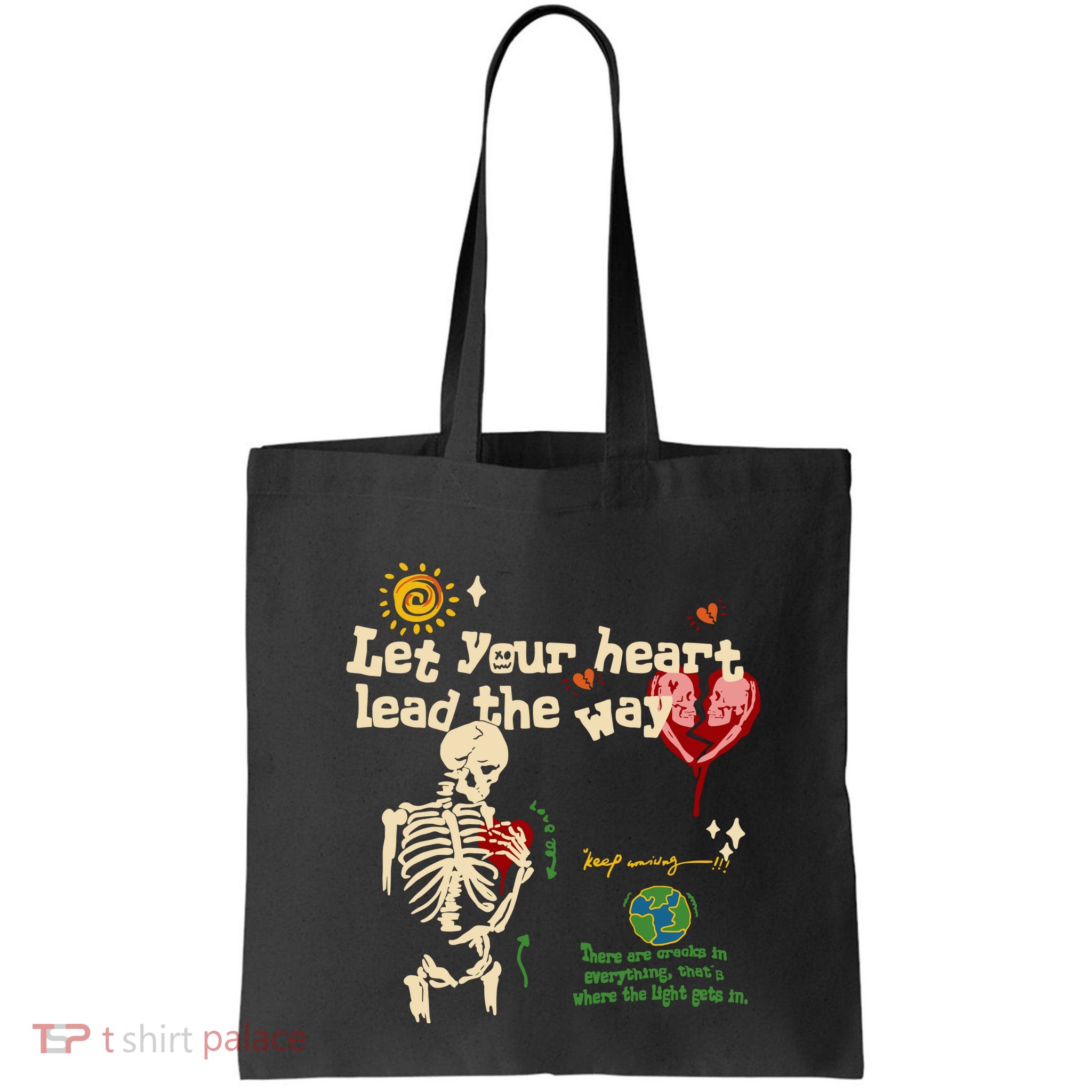Let Your Heart Lead The Way Skeleton Bag
