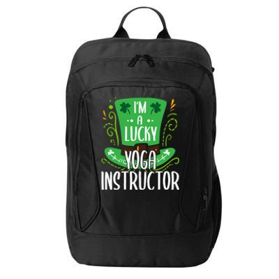 Lucky Yoga Instructor St Patricks Day Yoga Instructors Cute Gift City Backpack