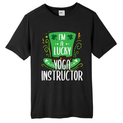 Lucky Yoga Instructor St Patricks Day Yoga Instructors Cute Gift Tall Fusion ChromaSoft Performance T-Shirt