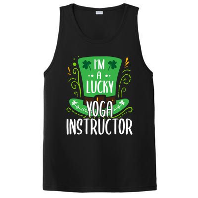 Lucky Yoga Instructor St Patricks Day Yoga Instructors Cute Gift PosiCharge Competitor Tank