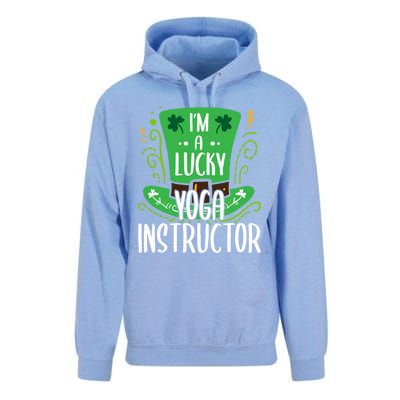 Lucky Yoga Instructor St Patricks Day Yoga Instructors Cute Gift Unisex Surf Hoodie