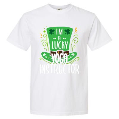 Lucky Yoga Instructor St Patricks Day Yoga Instructors Cute Gift Garment-Dyed Heavyweight T-Shirt