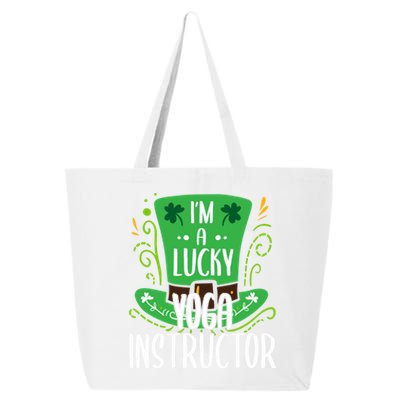 Lucky Yoga Instructor St Patricks Day Yoga Instructors Cute Gift 25L Jumbo Tote