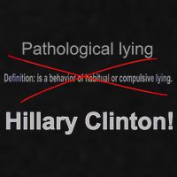 Lying Hillary Clinton Funny Definition Ladies PosiCharge Tri-Blend Wicking Tank