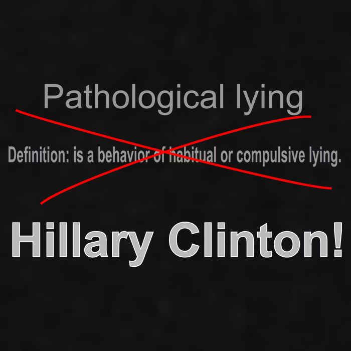 Lying Hillary Clinton Funny Definition Ladies PosiCharge Tri-Blend Wicking Tank