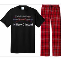 Lying Hillary Clinton Funny Definition Pajama Set