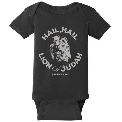 Let Your Lion Out Hail Lion Of Judah Baby Bodysuit