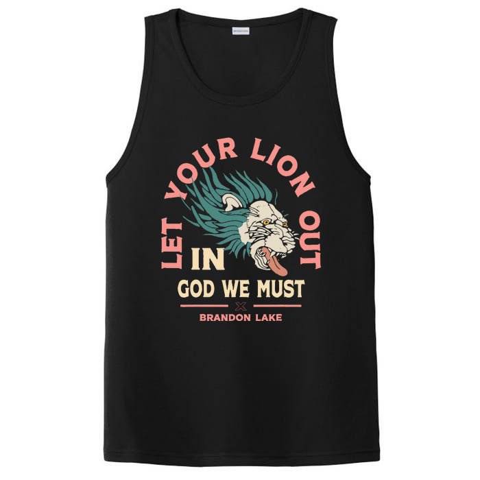 Let Your Lion Out We Must Merch PosiCharge Competitor Tank