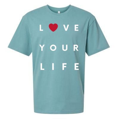 Love Your Life Heart Sueded Cloud Jersey T-Shirt