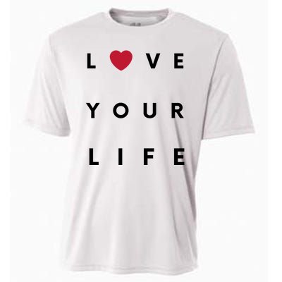 Love Your Life Heart Cooling Performance Crew T-Shirt