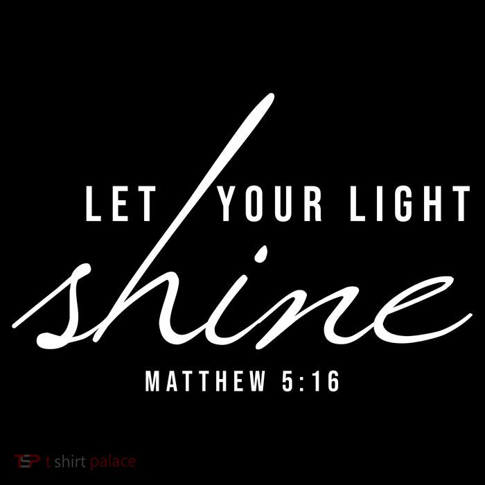 Let Your Light Shine Matthew 5:16 Cooling Performance Long Sleeve Crew