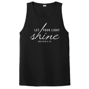 Let Your Light Shine Matthew 5:16 PosiCharge Competitor Tank