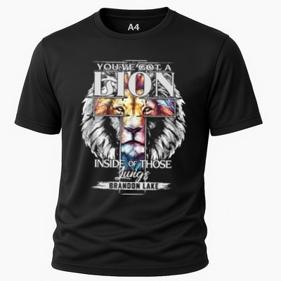 Let Your Lion Out B.R.A.N.D.O.N L.A.K.E Merch Praise Jesus Performance Shirt