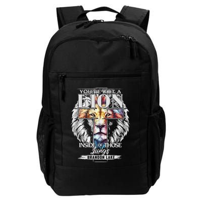 Let Your Lion Out B.R.A.N.D.O.N L.A.K.E Merch Praise Jesus Backpack