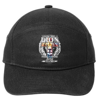 Let Your Lion Out B.R.A.N.D.O.N L.A.K.E Merch Praise Jesus 7-Panel Snapback Hat