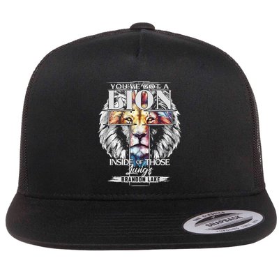 Let Your Lion Out B.R.A.N.D.O.N L.A.K.E Merch Praise Jesus Flatbill Hat