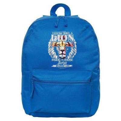 Let Your Lion Out B.R.A.N.D.O.N L.A.K.E Merch Praise Jesus 16 in Basic Backpack