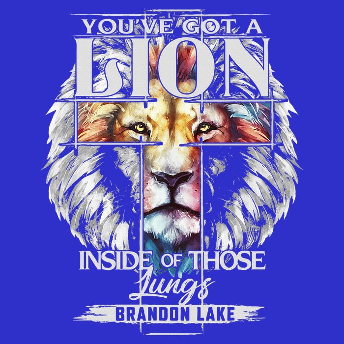 Let Your Lion Out B.R.A.N.D.O.N L.A.K.E Merch Praise Jesus Short Acrylic Beanie