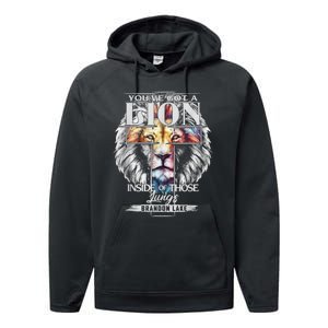 Let Your Lion Out Brandonlake Merch Praise Jesus Performance Fleece Hoodie