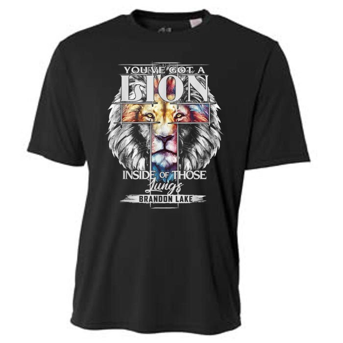 Let Your Lion Out Brandonlake Merch Praise Jesus Cooling Performance Crew T-Shirt